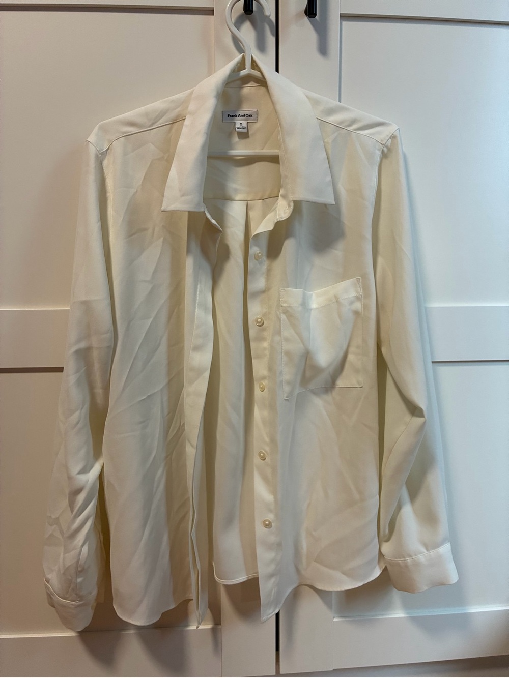 Women’s Cream Button-Up Shirt
